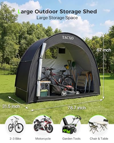 Bike Storage Shed Tent,Bike Cover Waterproof Outdoor - Image 3