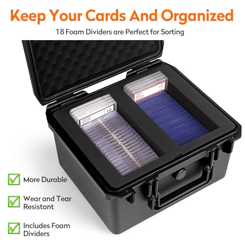 Graded Card Storage Box - Sports Trading Card Slab Case - Image 6