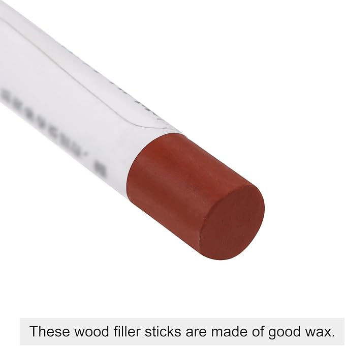 Unifizz Furniture Repair Wax Filler Stick, Wood Scratch Filler Crayons Touch Up Repair Pens for Scratches Holes Floor Laminate Carpenters Tables Desks,10 Set