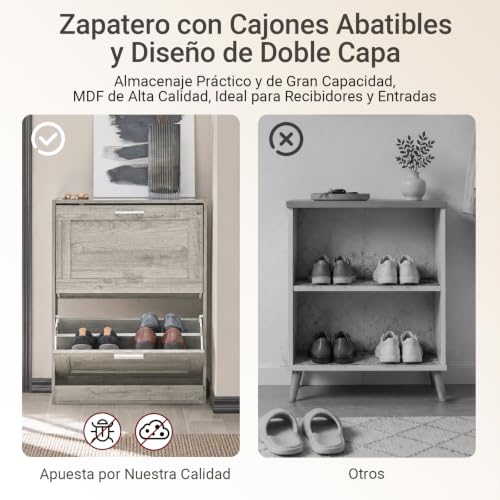 Haotian Enclosed Shoe Rack for Entryway - Image 7