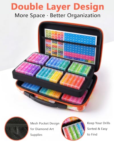 FANGZH Diamond Painting Storage Case, 64 PCS Diamond Art - Image 4