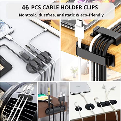 N NOROCME 192 PCS Cable Management Kit 4 Wire Organizer Sleeve - Image 3