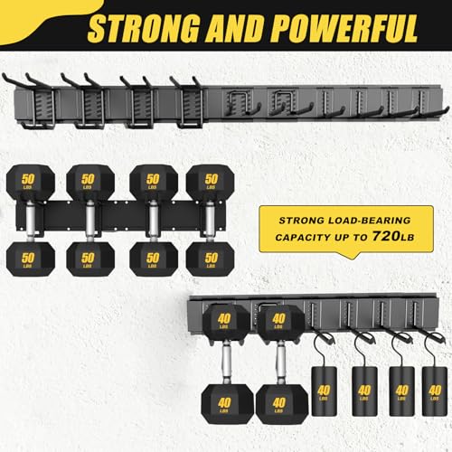 64'' Garage Tool Organizer Wall Mount, 18 PCS | Home Organization - Image 6