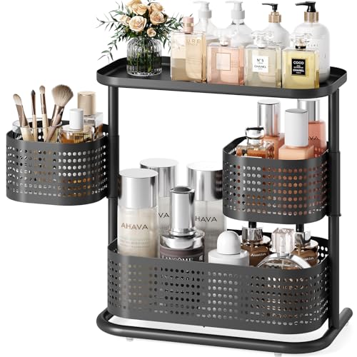 KINGRACK Metal Bathroom Counter Organizer，Rotating C | All Products - Image 2