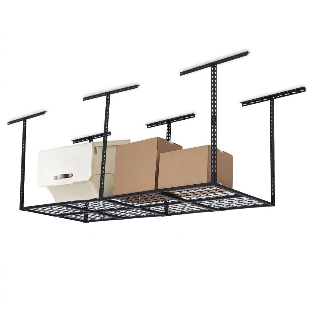 96"X36" Overhead Garage Storage Rack, Heavy Duty 600 Lbs Capacity - Image 1