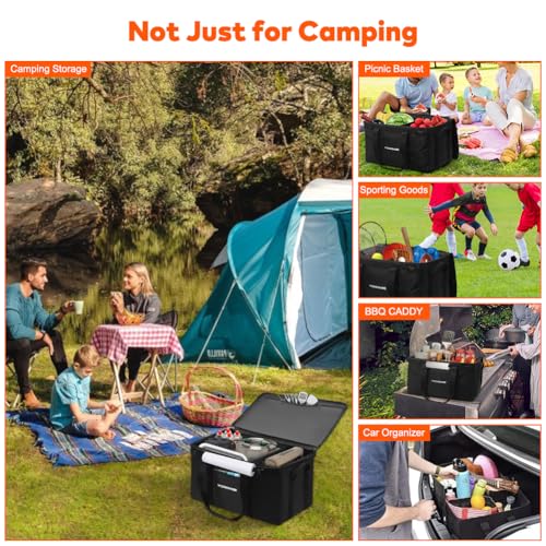 45L Camping Organizer, 1680D Heavy Duty Waterproof Camping - Image 7