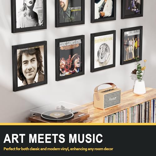 Emfogo Vinyl Record Frame for the Wall, Vinyl Record Display - Image 7