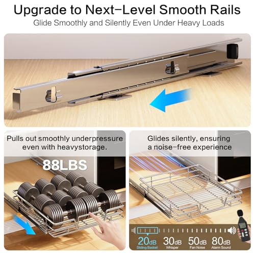 Kitchen Cabinet Pull Out Shelf and Drawer Organizer Slide - Image 6