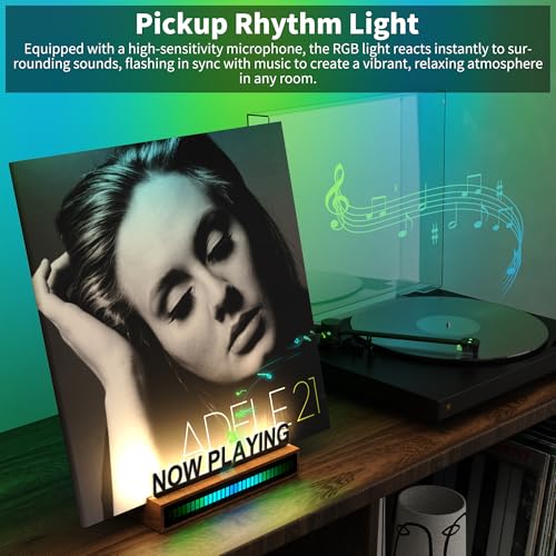 Now Playing Vinyl Record Stand, Light Up Vinyl Record Display - Image 5