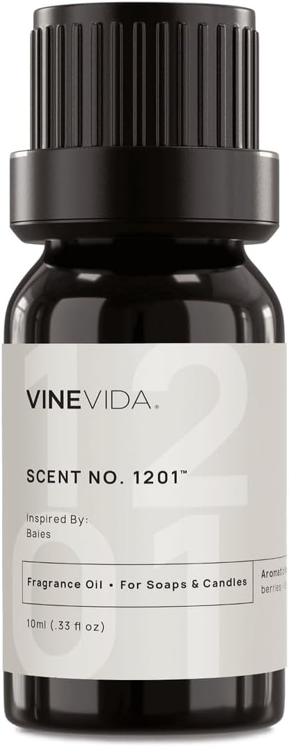 VINEVIDA [0.33oz] Scent No.1118 Fragrance Oil - Natural, USA-Made - for Candle and Soap Making