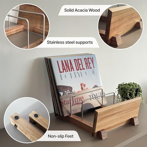 Vinyl Record Holder Stand & Storage Rack - Image 7