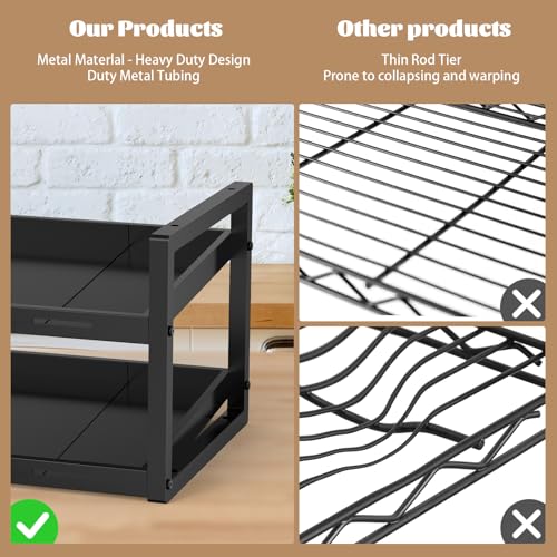 2-Tier Can Organizer for Pantry, Expandable Length Can Rack - Image 6
