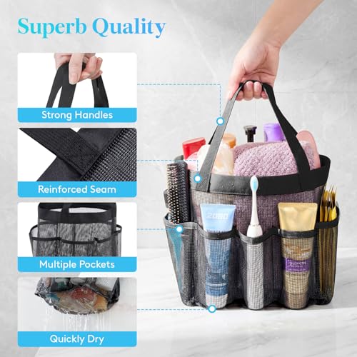 Lifewit Mesh Shower Caddy Portable, Dorm Room Essent | All Products - Image 6