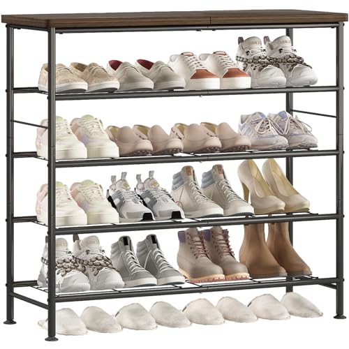 SUOERNUO 5 Tier Shoe Rack Organizer for Closet Shoe Storage - Image 2