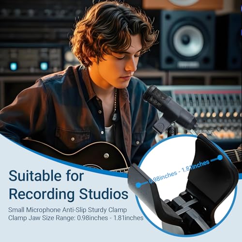 2 Pack Microphone Clips, Durable and Adjustable Mic Clip - Image 6