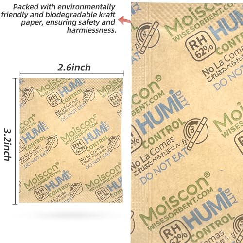 62% 2-Way Humidity Control Gel Packs, 8g 60Pcs - Image 3