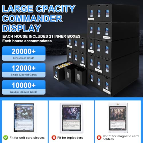Trading Card Storage Box for 21000+, Card Deck Box for MTG - Image 4