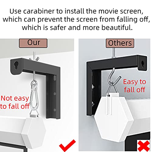 6 inch Adjustable Universal Projector Screen L-Bracket Wall - Image 4