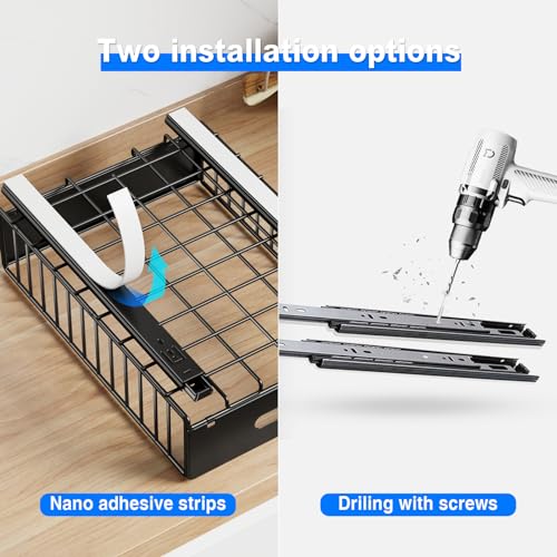 Mustorn 2 Pack Pull Out Cabinet Organizer, Slide Out | All Products - Image 6