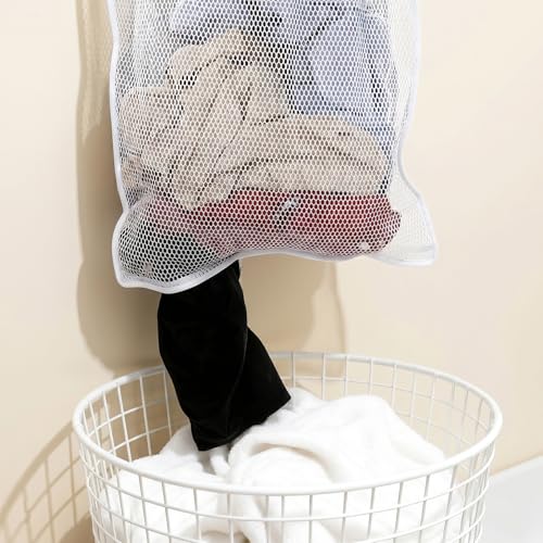 Hanging Laundry Hamper, Dirty Clothes Basket Foldable Wall - Image 8