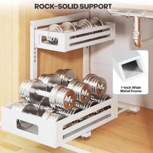 1 Pack Under Sink Organizer,Pull Out Cabinet Organiz | Under Sink Stor - Image 5