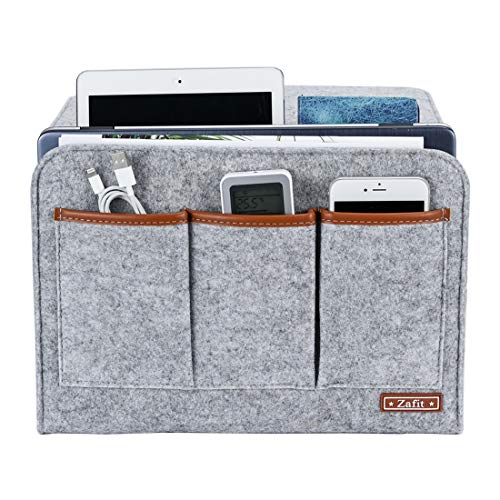Zafit Bedside Caddy, 6 Pockets Large Size Bedside Storage - Image 3