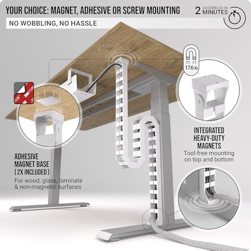 Ultimate Setup Under Desk Cable Management Vertebrae - Image 4