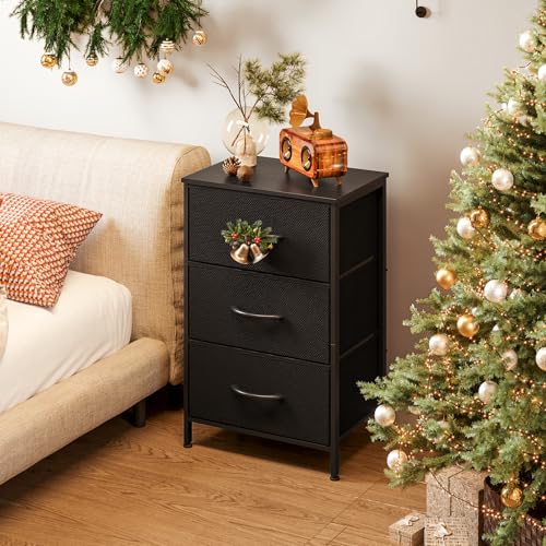 AODK Small Dresser for Bedroom Nightstand with 3 Storage Drawers - Image 3