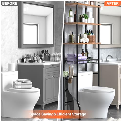 Over-The-Toilet Storage Shelves, 4-Tier Bathroom Org | All Products - Image 6