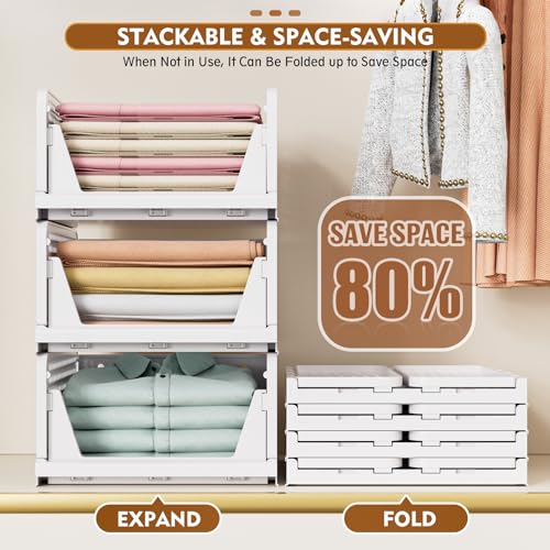 8 Pack Closet Organizers and Storage, Stackable & Fo | All Products - Image 5