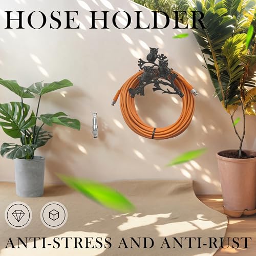 Owl Decorative Hose Holder – Decorative Cast Iron Garden - Image 4