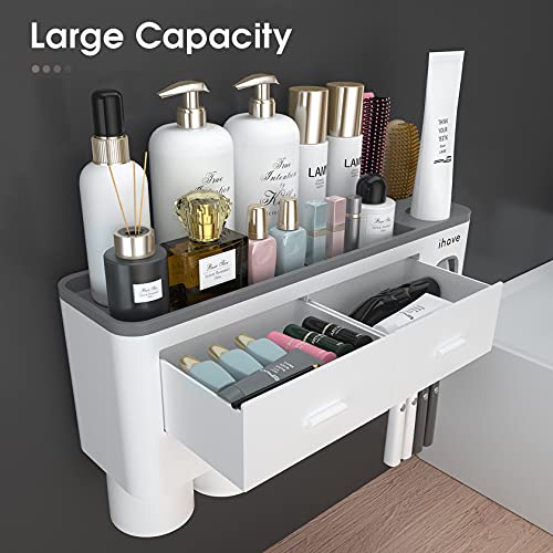 iHave Toothbrush Holders Wall Mounted with Toothpast | All Products - Image 3
