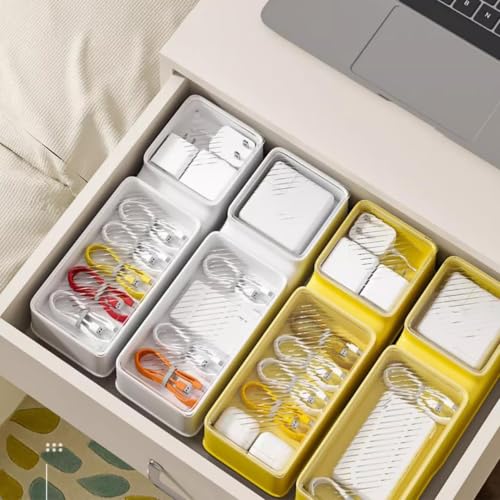 2-Tier Cable Organizer Box, Charger Cable Cord Stora | All Products - Image 4