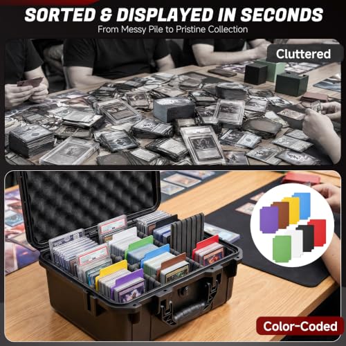 Top Loader Storage Box - 12 Modular Dividers, 48 Multi-Color Tabs - Image 7