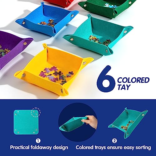 Tektalk Higher-Capacity Design, Jigsaw Puzzle Roll-up Mat - Image 6