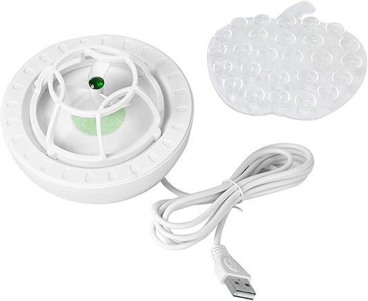 USB Mini Ultrasonic Dishwasher Portable Electric Dish Vegetable Fruit Cleaner Multifunctional Dish Washing Machine Cleaner for Household Kitchen Sink Use Travel RV (Green)