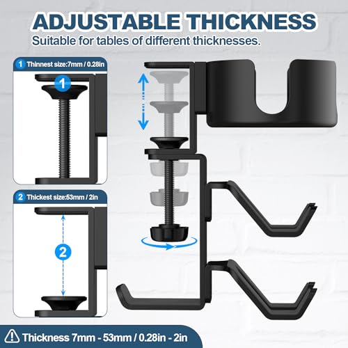 4 in 1 Desk Cup Holder with Headphone Hanger | Laundry & Clothing - Image 6