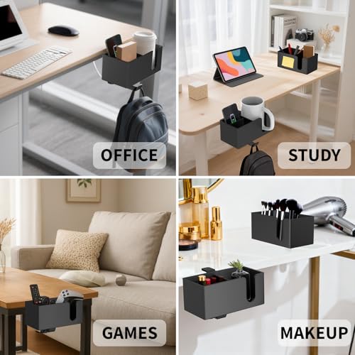 Anti-Spill Large Desk Cup Holder Clamp, Pencil Holder & - Image 7