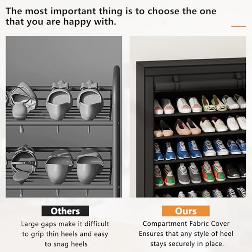 Laiensia 9-Tier Vertical Shoe Rack Organizer, Space | All Products - Image 5