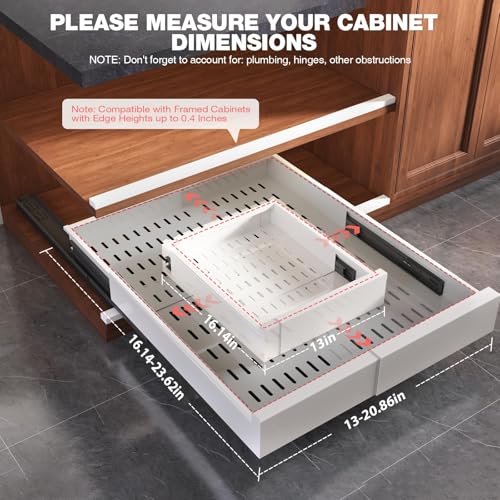 Pull Out Cabinet Organizer,4-Side Expandable to Maximize - Image 4