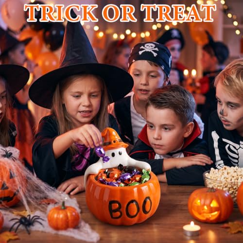 1 Pcs Halloween Candy Bowl Holder, Boo Pumpkin Ghost - Image 5