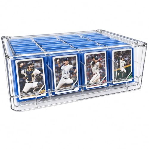 Toploader Storage Box, Clear Stackable Drawer Trading Card - Image 2