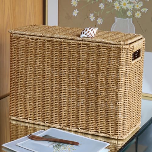 OSALADI Woven Basket with Lid and Handle 14.96 X 10.62 X 5.90 - Image 7