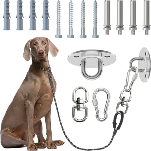 La La Pet Dog Leash Holder for Wall Heavy Duty Rotating - Image 2