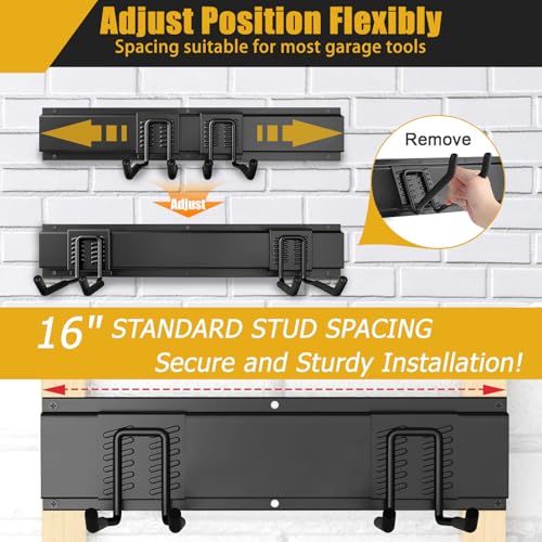 KOFANI 48IN 700LB Heavy Duty Garage Tool Organizer Wall - Image 4