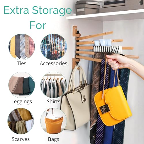 Swivel Towel Rack - Clothes Drying Rack Wall Mounted - Image 6