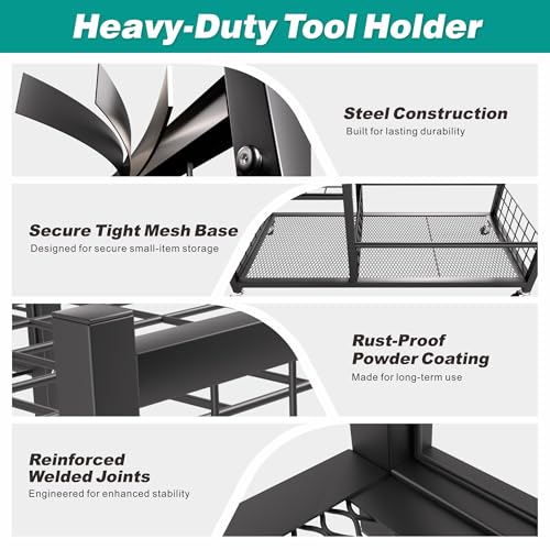 Garden Tool Organizer, Garage Tool Storage Organization - Image 6