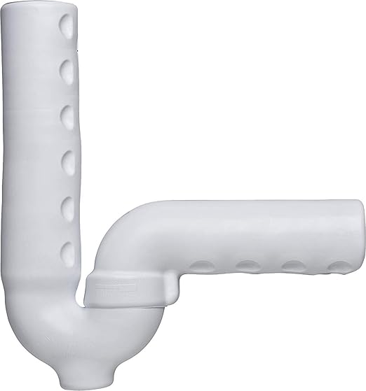 Truebro 82190 Lav Guard 2 100 Series Undersink Molded Vinyl Tubular P-Trap Piping Cover (100 E-Z), China White