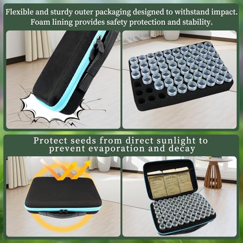 240 Slots Seed Storage Organizer with 30 Envelopes | Home Organization - Image 6