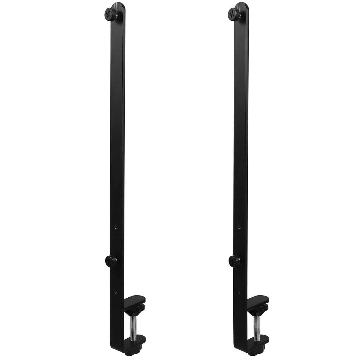 2Pcs Desk Clamp, Metal Pegboard Fixing Mount Extended Version - Image 1